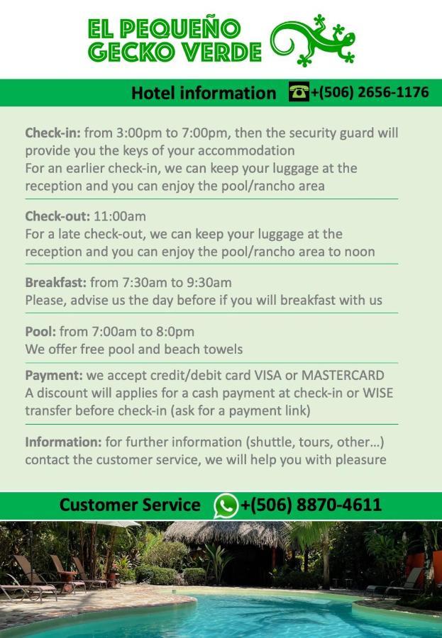 Hotel El Pequeno Gecko Verde Samara Ngoại thất bức ảnh